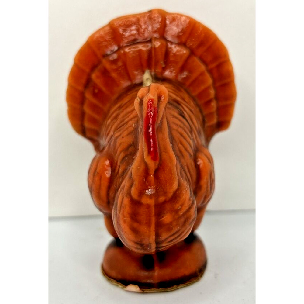 Vintage Gurley Thanksgiving Turkey Candle 3" SKU H552